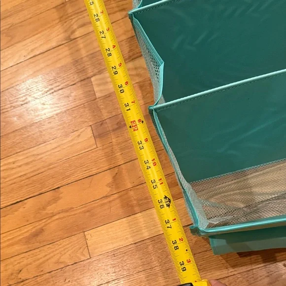 Teal Hanging Organizer for handbags/shoes/scarves/sweaters - Picture 15 of 15